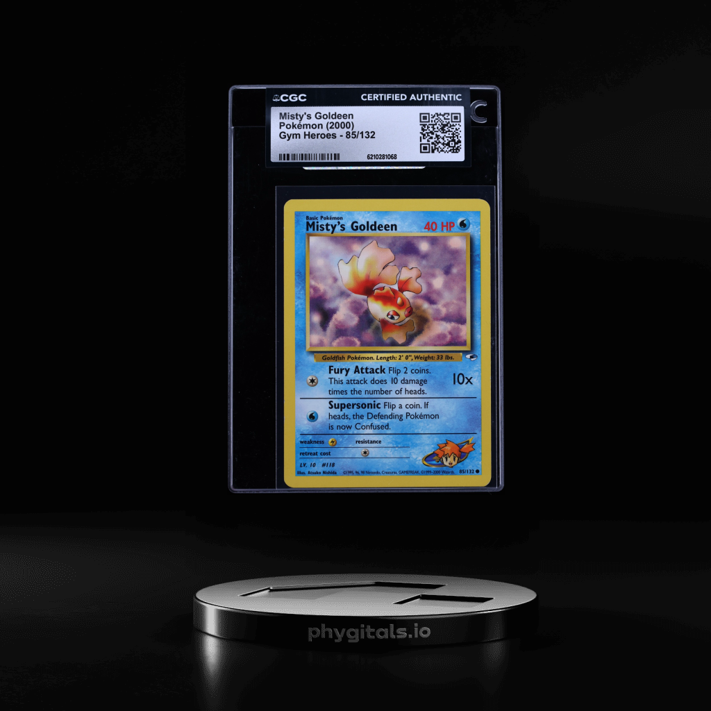 Misty's Goldeen card artwork