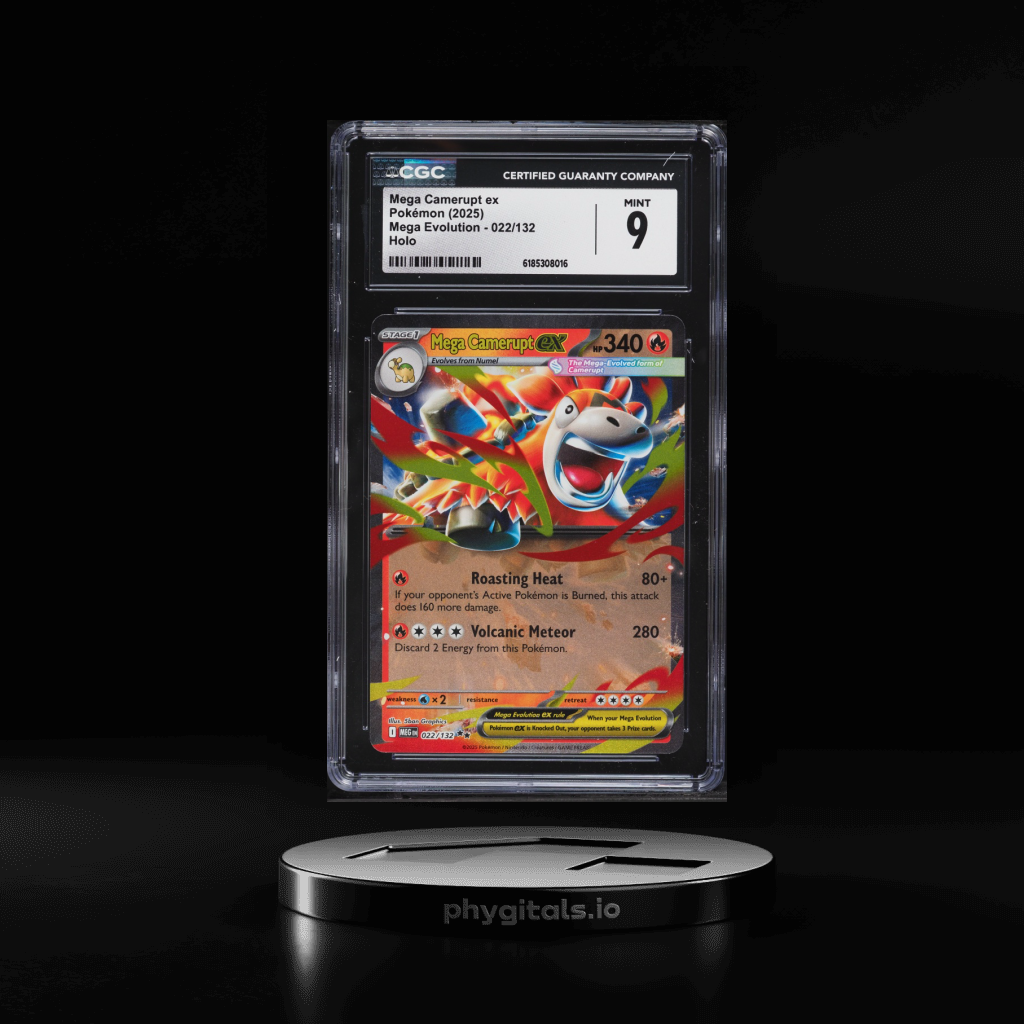 Mega Camerupt ex card artwork