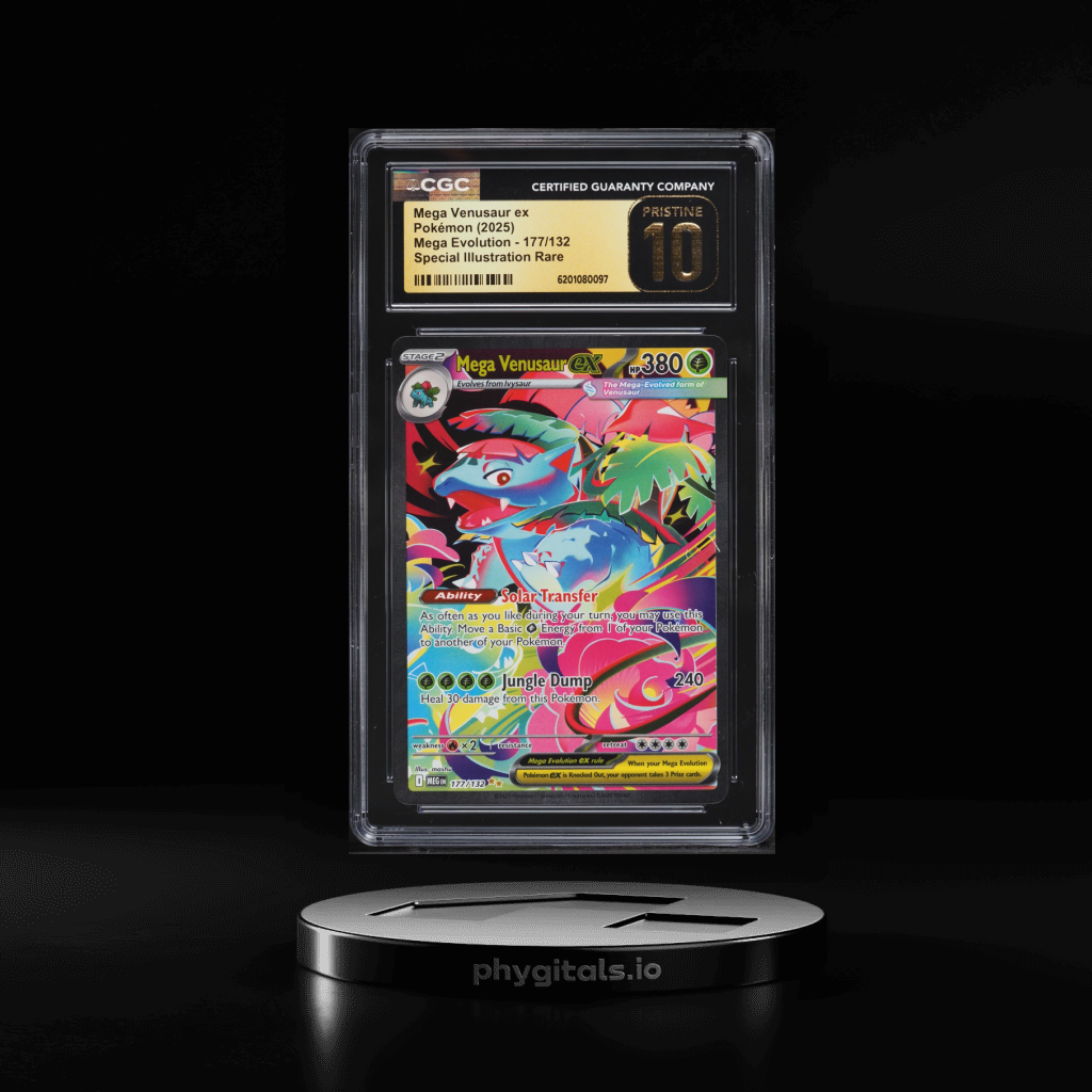 Mega Venusaur ex card artwork