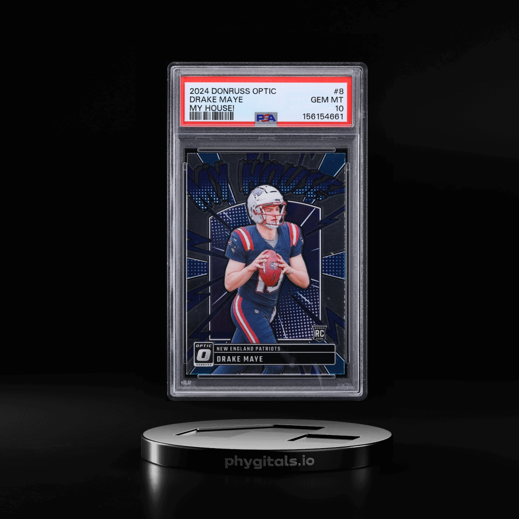 My House! Drake Maye card artwork