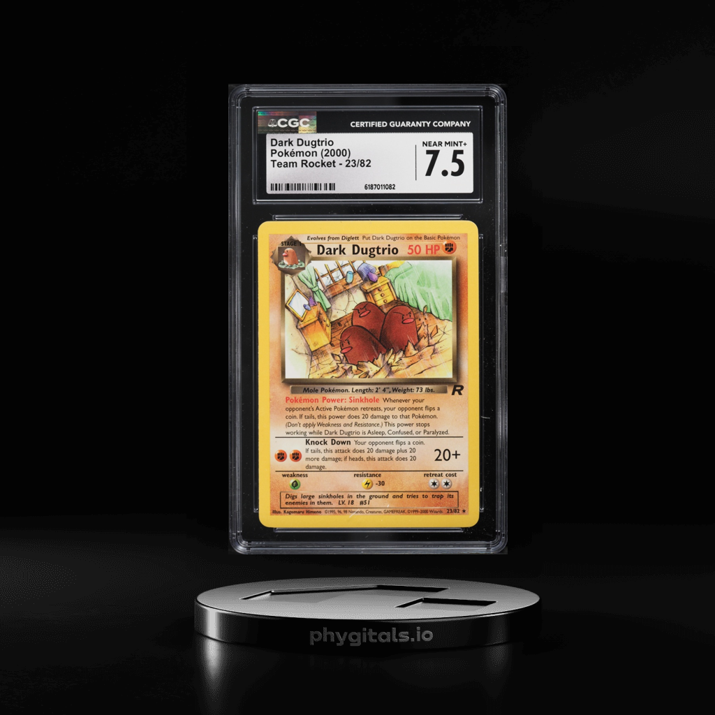 Dark Dugtrio NEAR card artwork