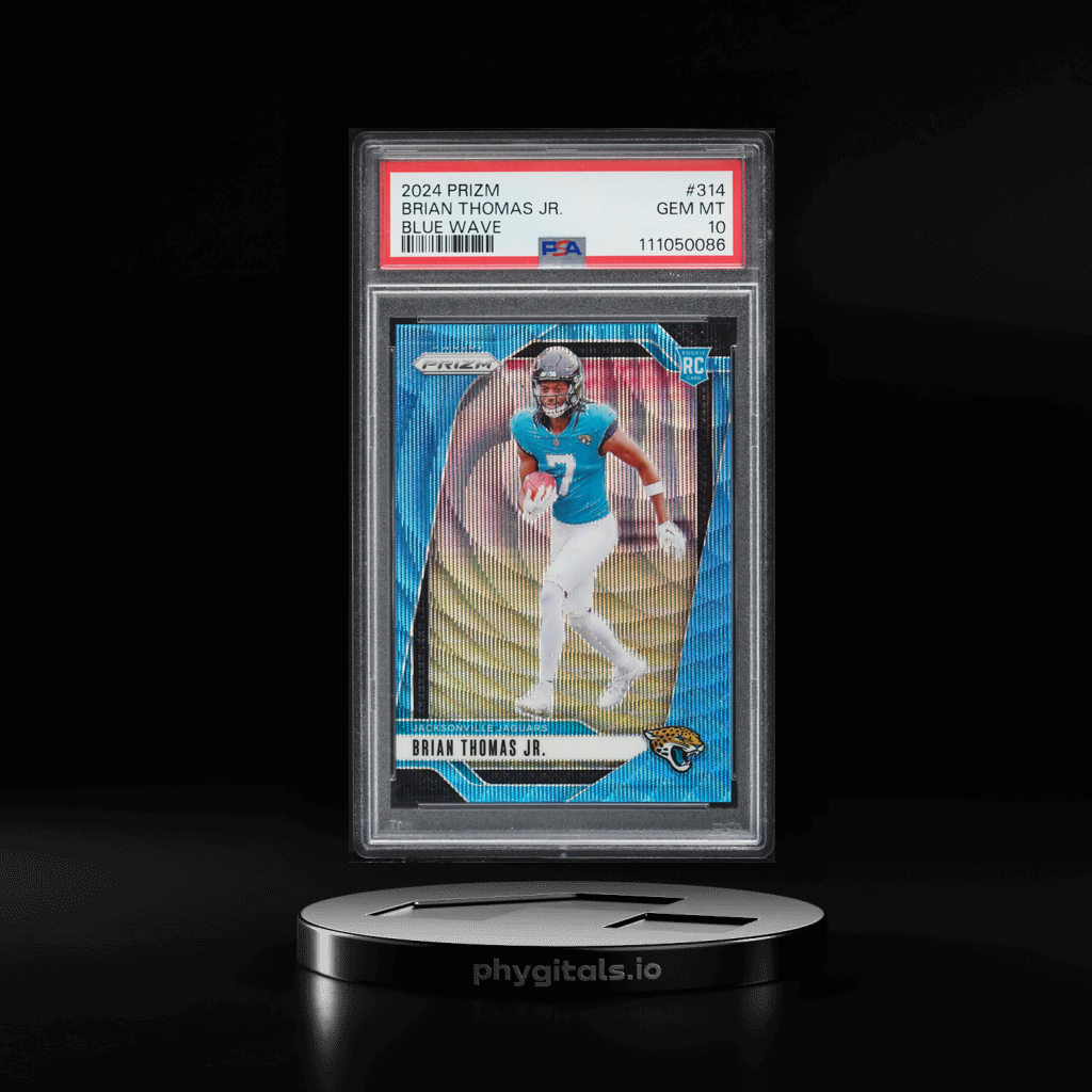 Blue Wave Brian Thomas Jr. card artwork