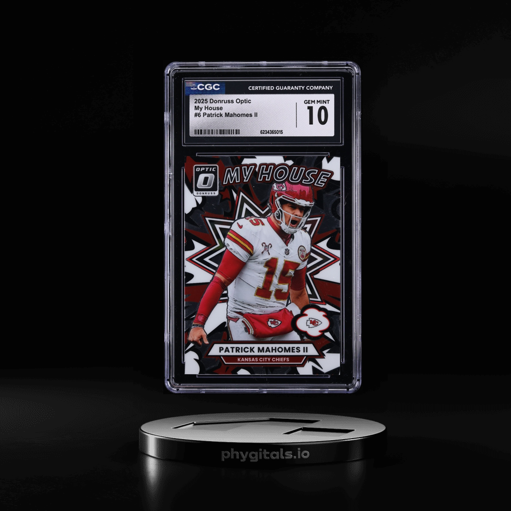 My House Patrick Mahomes II card artwork