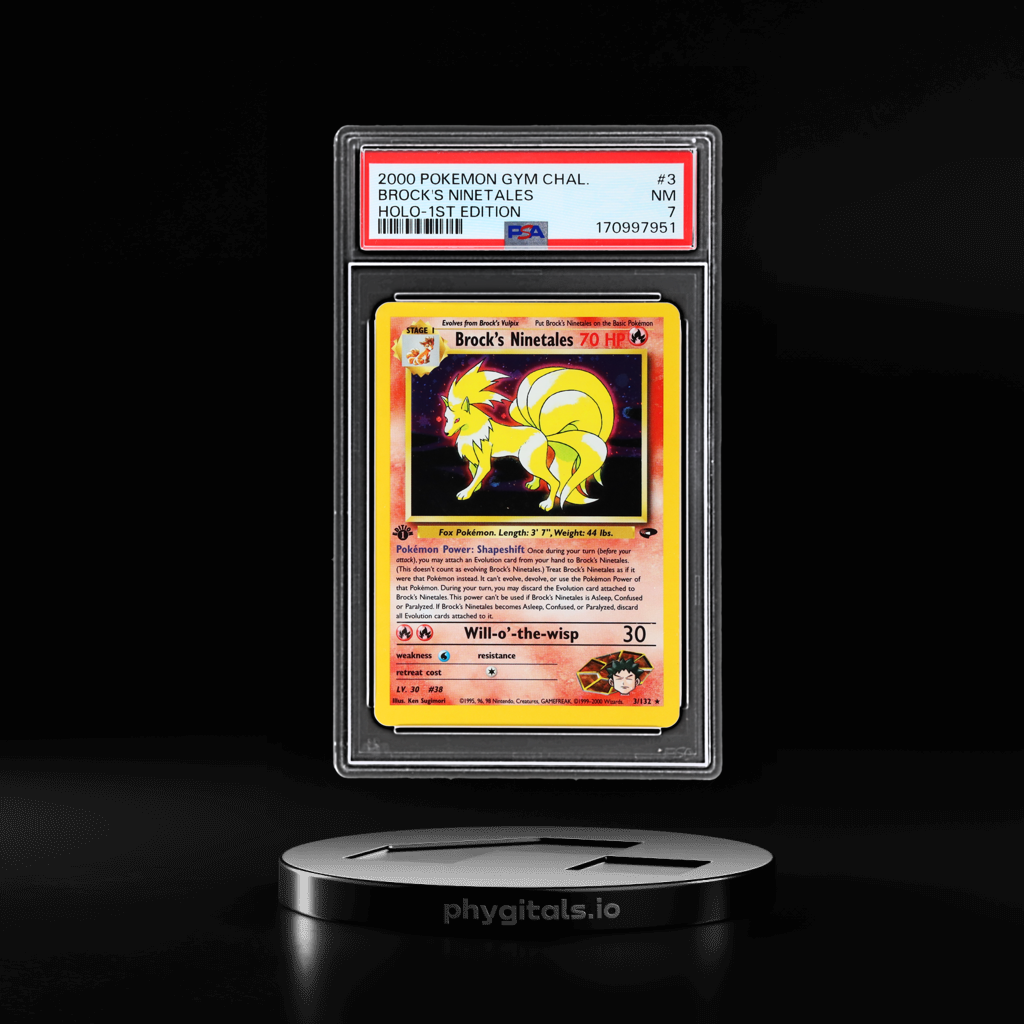 Brock's Ninetales card artwork