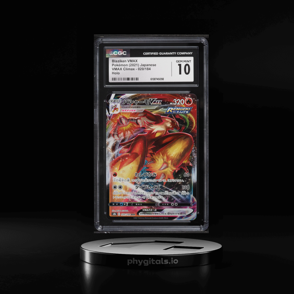 Blaziken VMAX card artwork