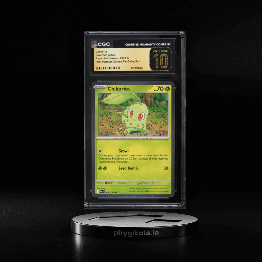 Chikorita card artwork