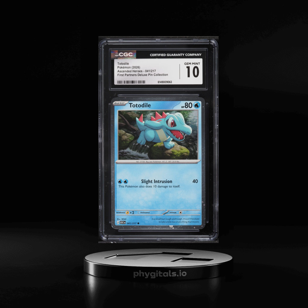 Totodile card artwork