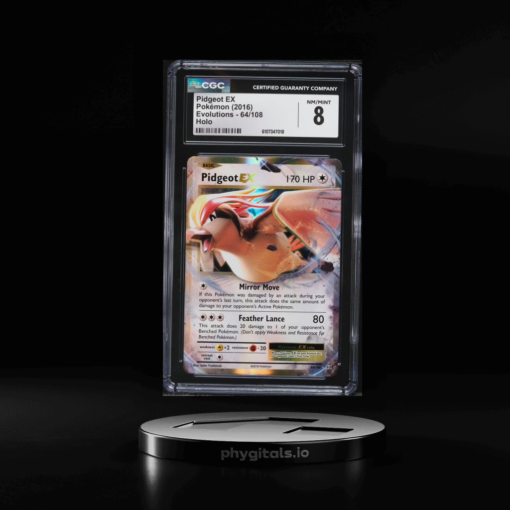 Pidgeot EX card artwork