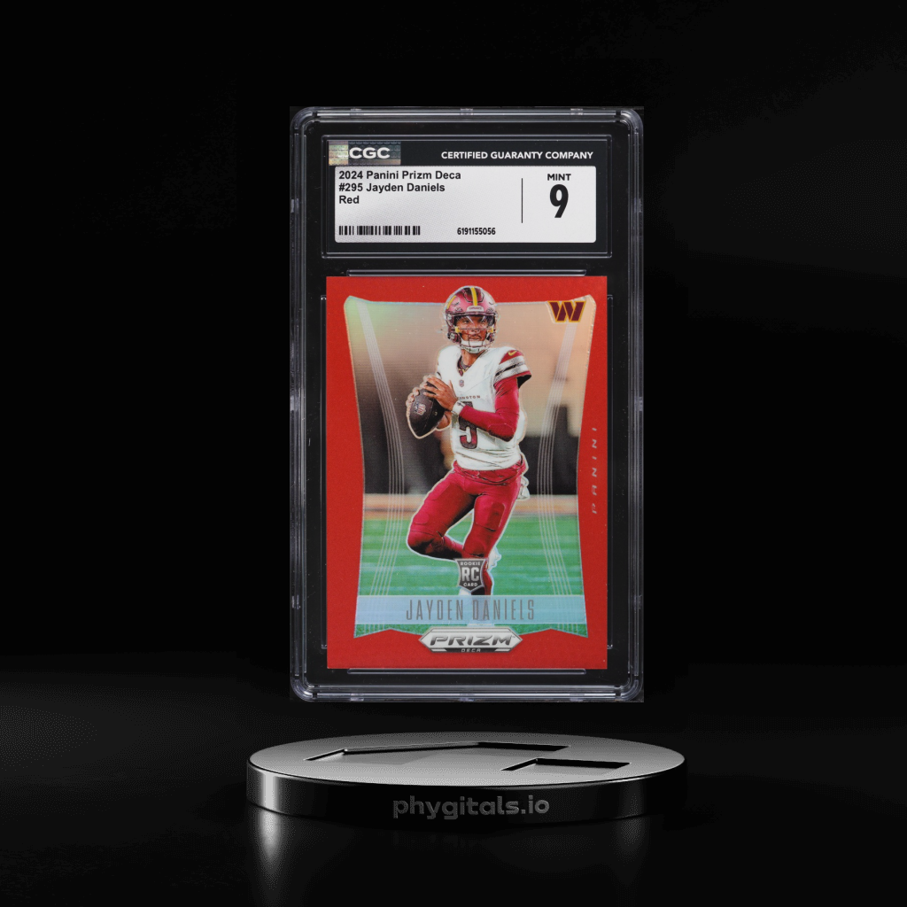 Deca Red Jayden Daniels card artwork