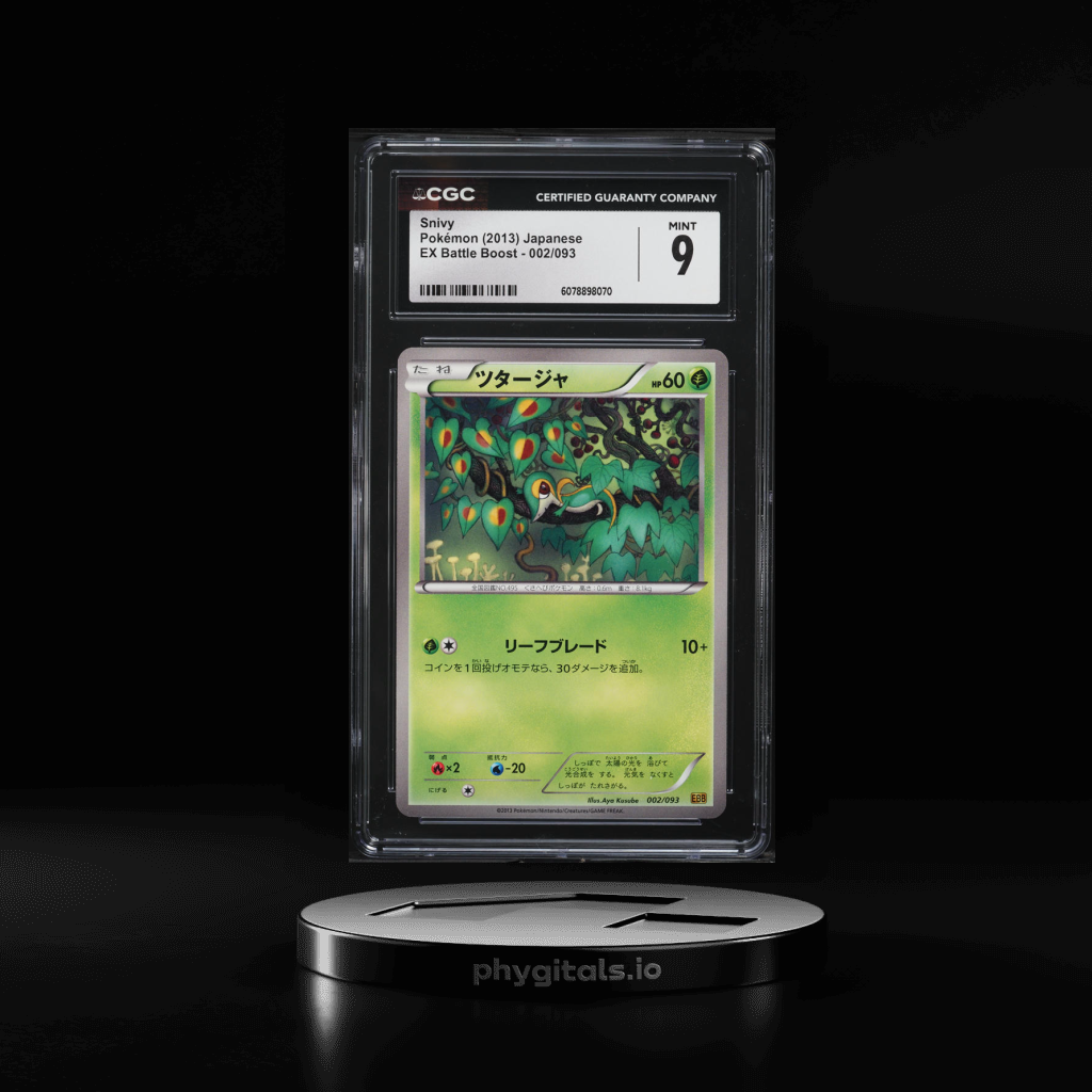 Snivy card artwork
