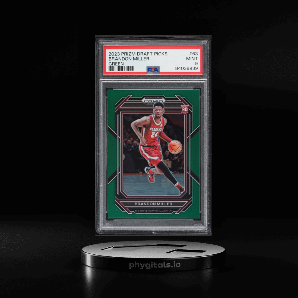 Draft Green Brandon Miller card artwork