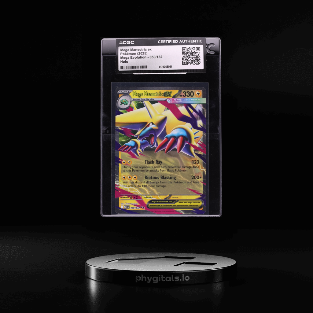 Mega Manectric ex card artwork