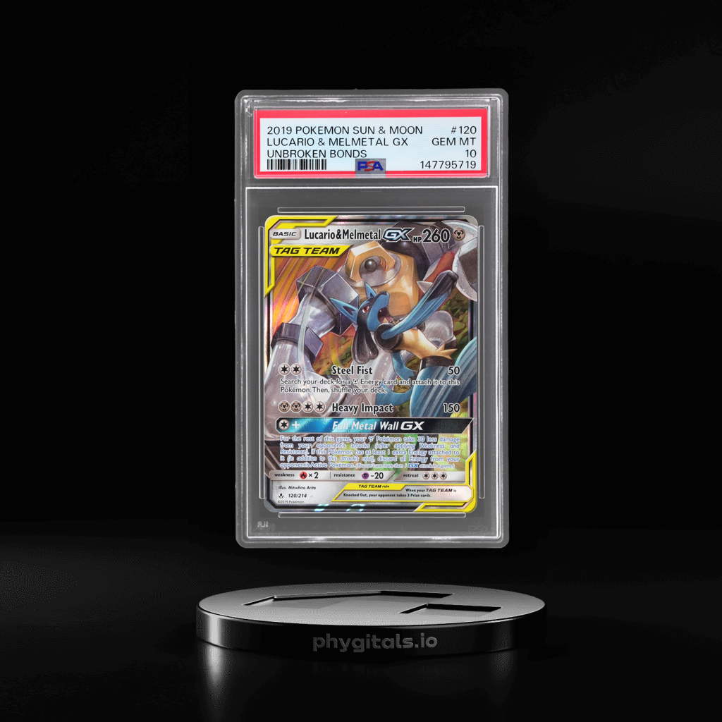 Lucario & Melmetal GX card artwork
