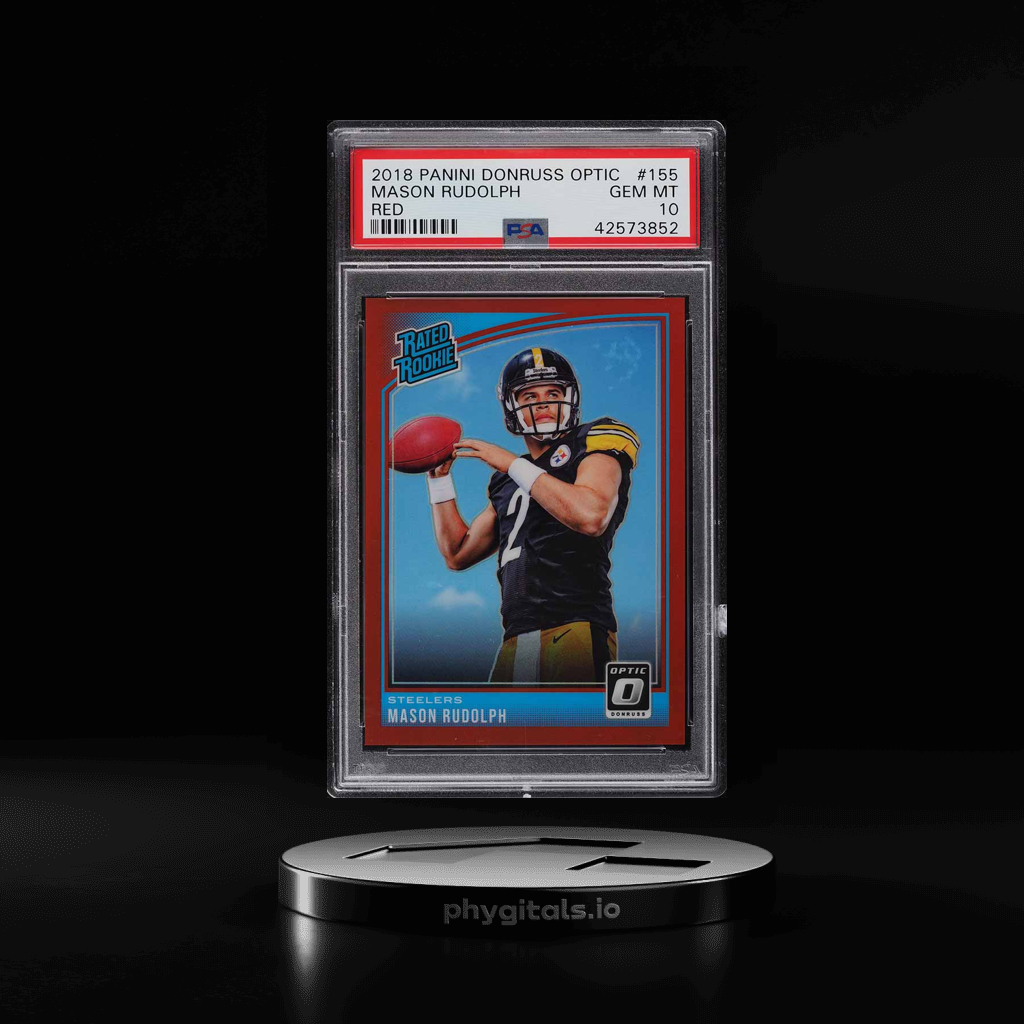 Mason Rudolph ROOKIE RC card artwork