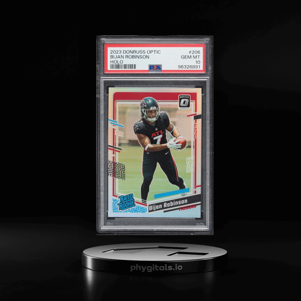 Bijan Robinson card artwork