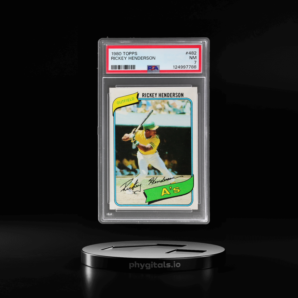RICKEY HENDERSON card artwork