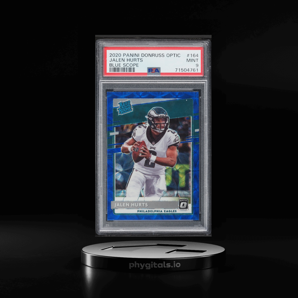 Blue Scope Jalen Hurts card artwork