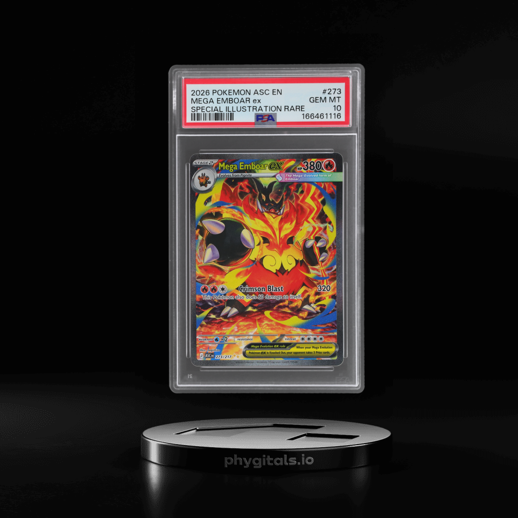 Special Illustration Rare Mega Emboar Ex card artwork