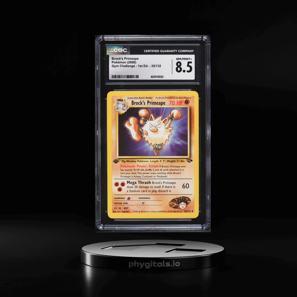 Brock's Primeape card artwork