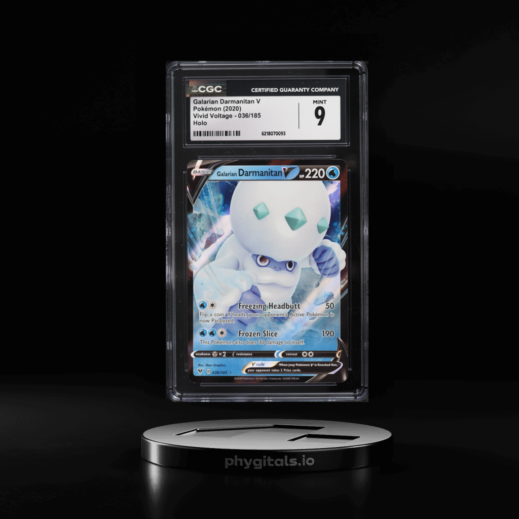 Galarian Darmanitan V card artwork