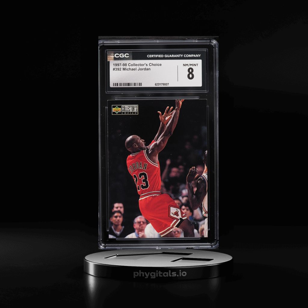 Basketball Michael Jordan card artwork
