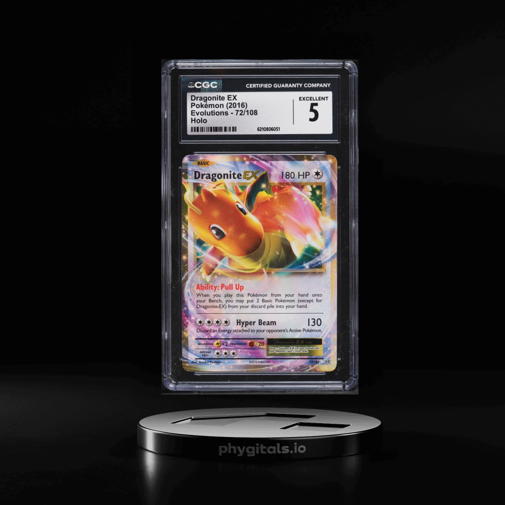 Dragonite EX card artwork