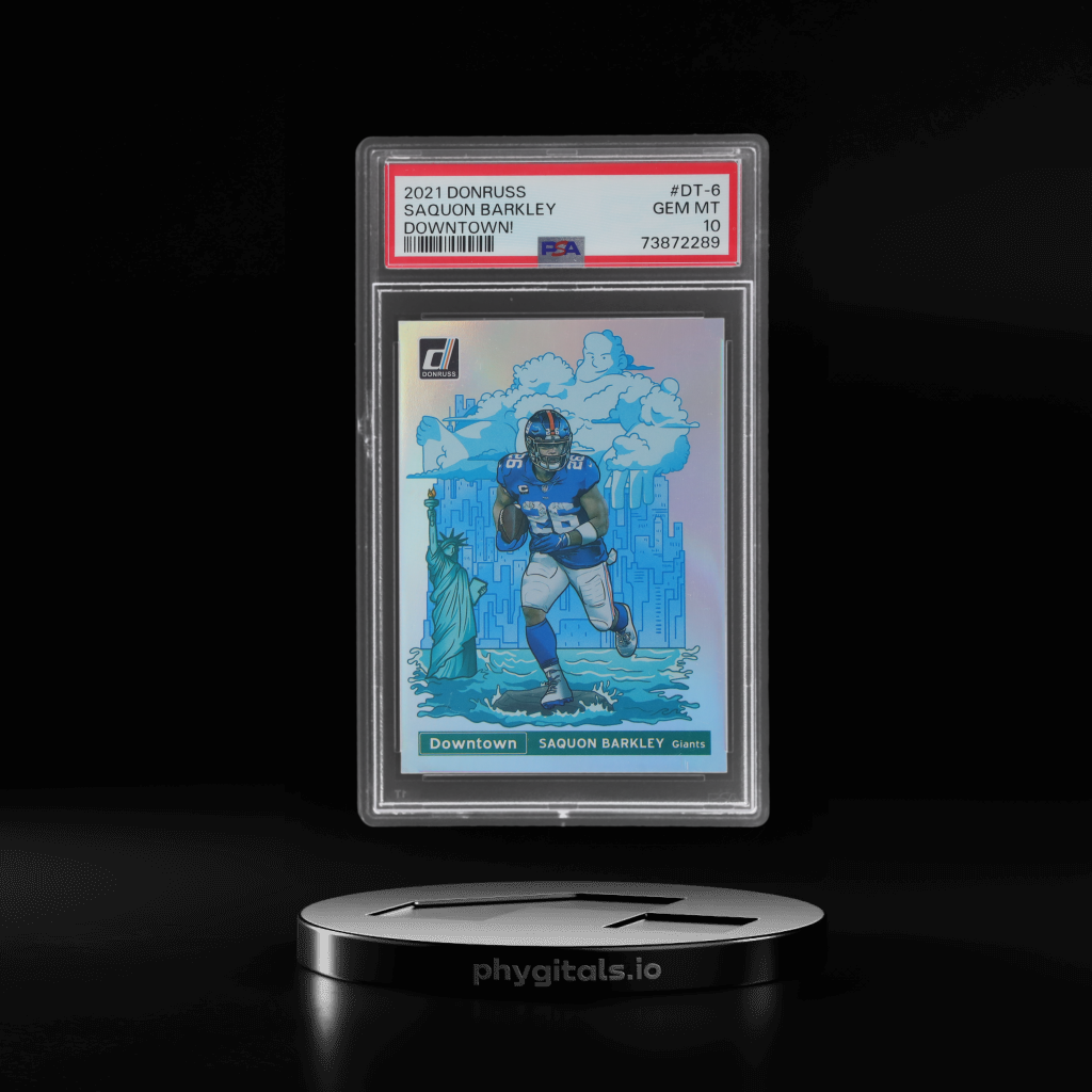 SAQUON BARKLEY card artwork