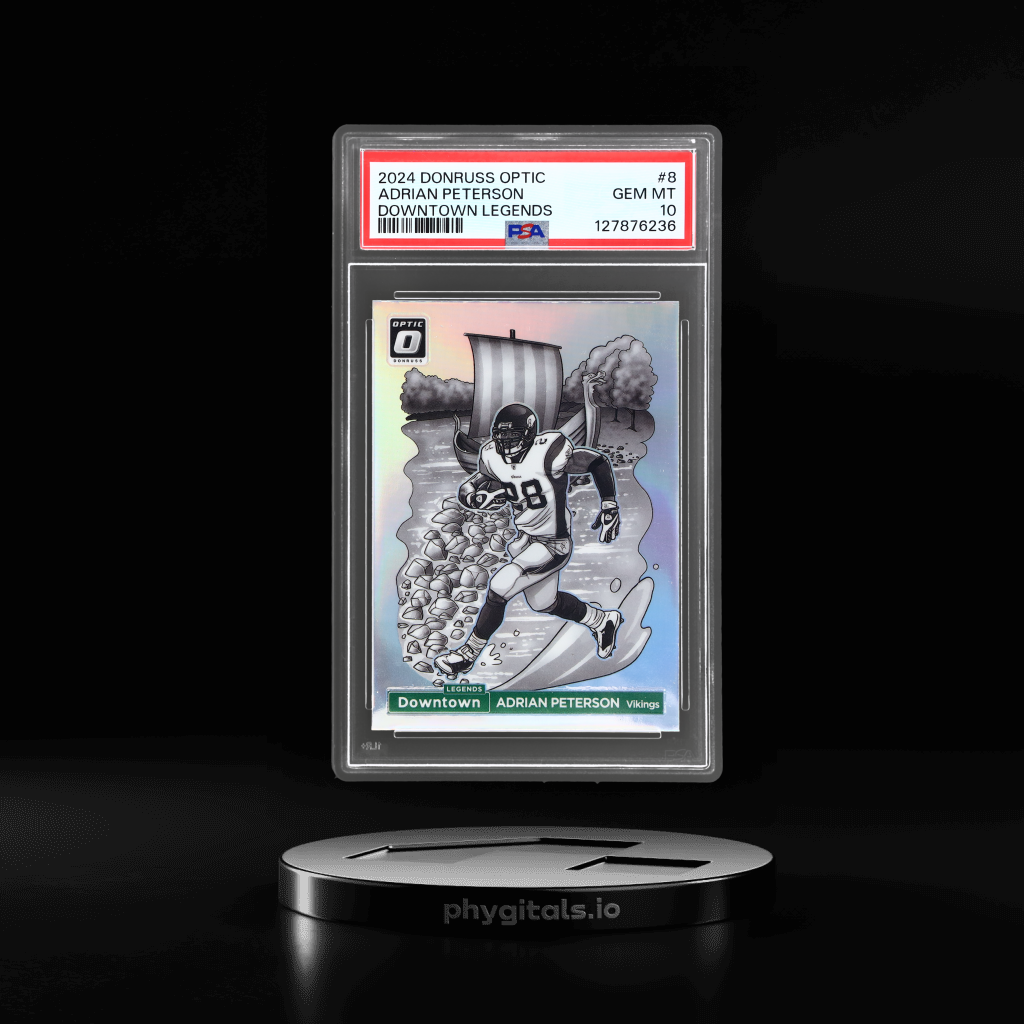Downtown Legends Adrian Peterson card artwork