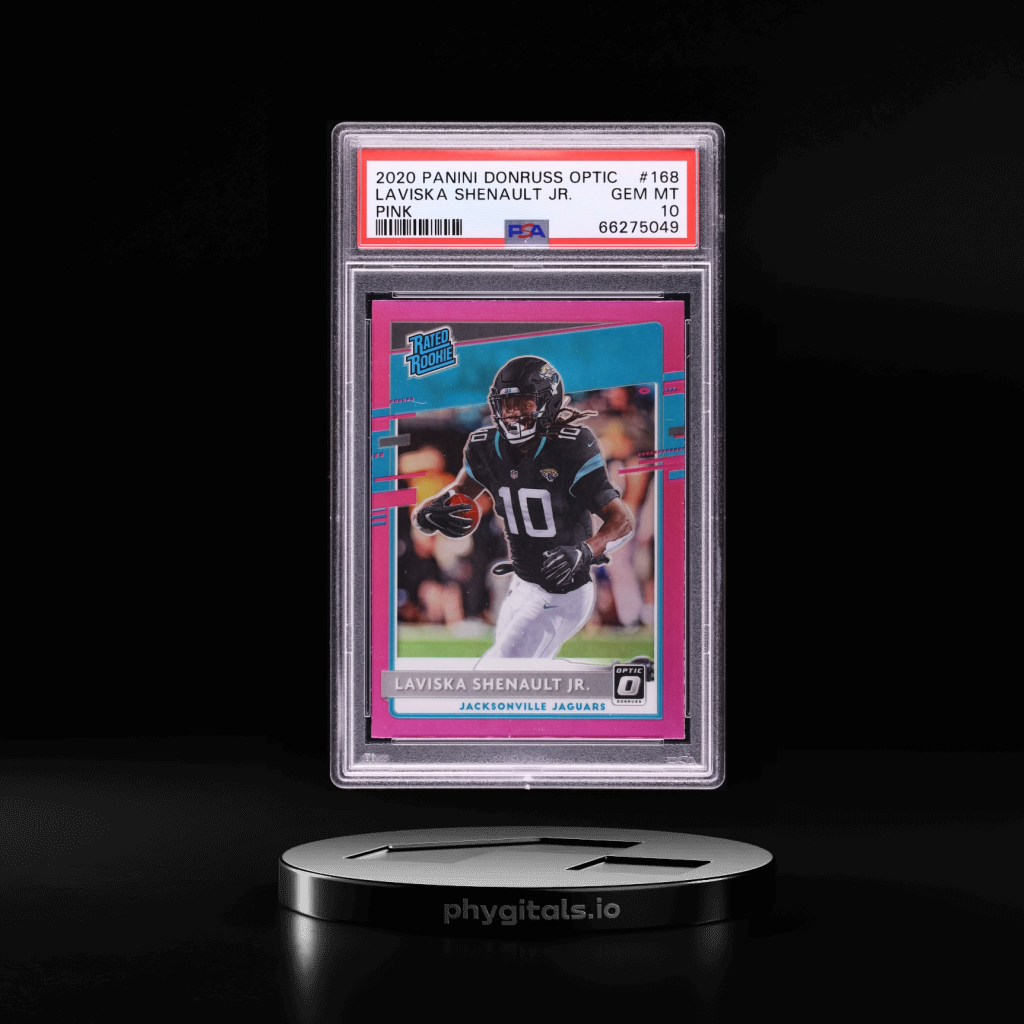 Pink Laviska Shenault Jr. card artwork
