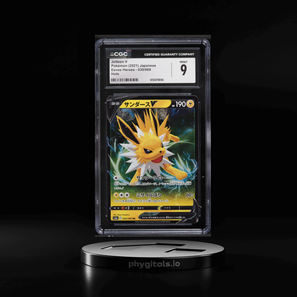 Jolteon V card artwork