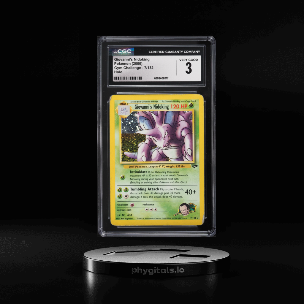 Giovanni's Nidoking card artwork