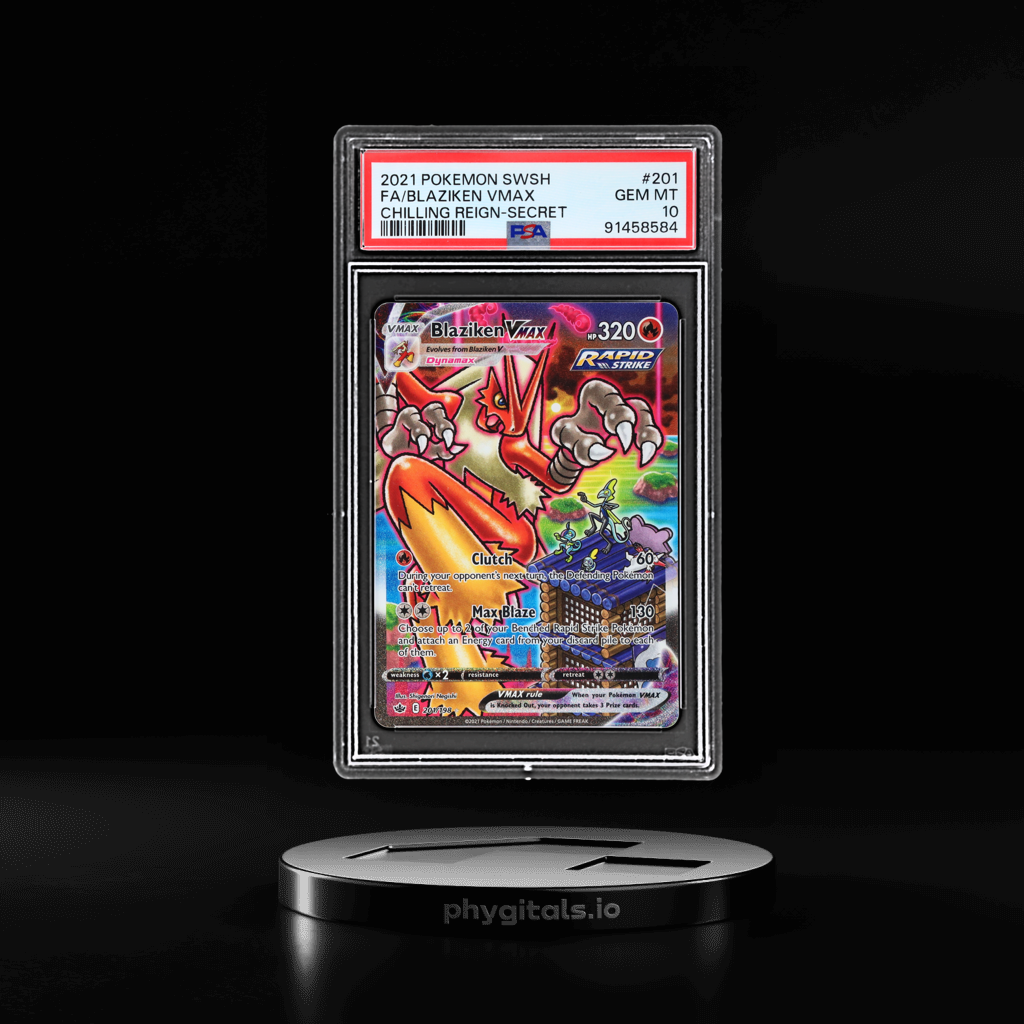 FA/BLAZIKEN VMAX card artwork