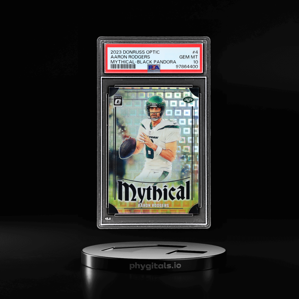 Mythical Black Pandora Aaron Rodgers card artwork