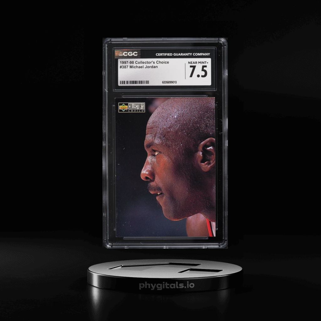 Basketball Michael Jordan card artwork