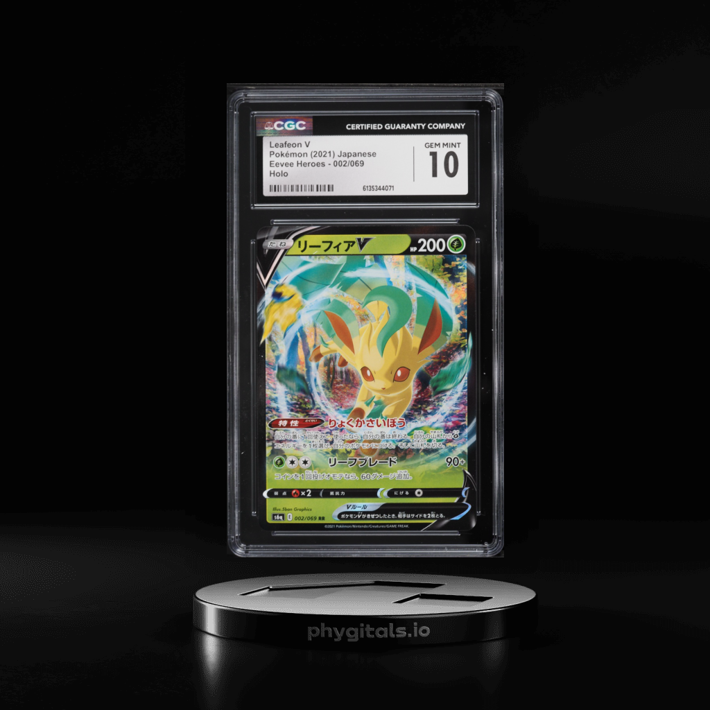 Leafeon V card artwork