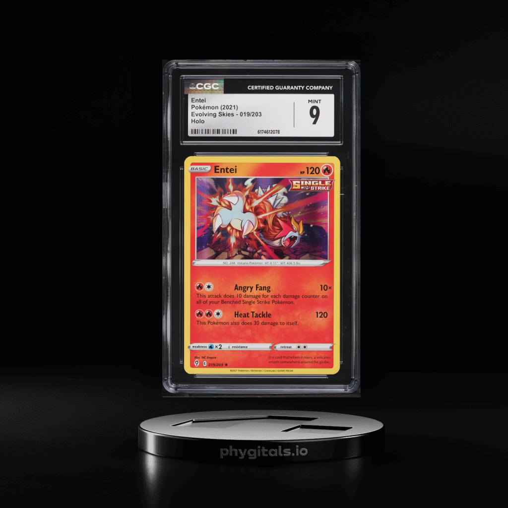 Entei card artwork