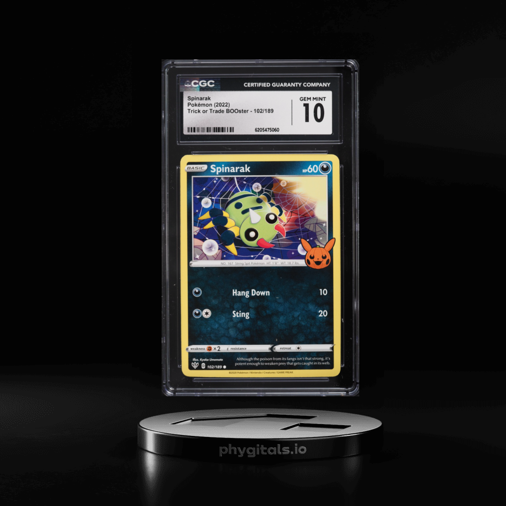 Trick Or Trade BOOster Spinarak card artwork