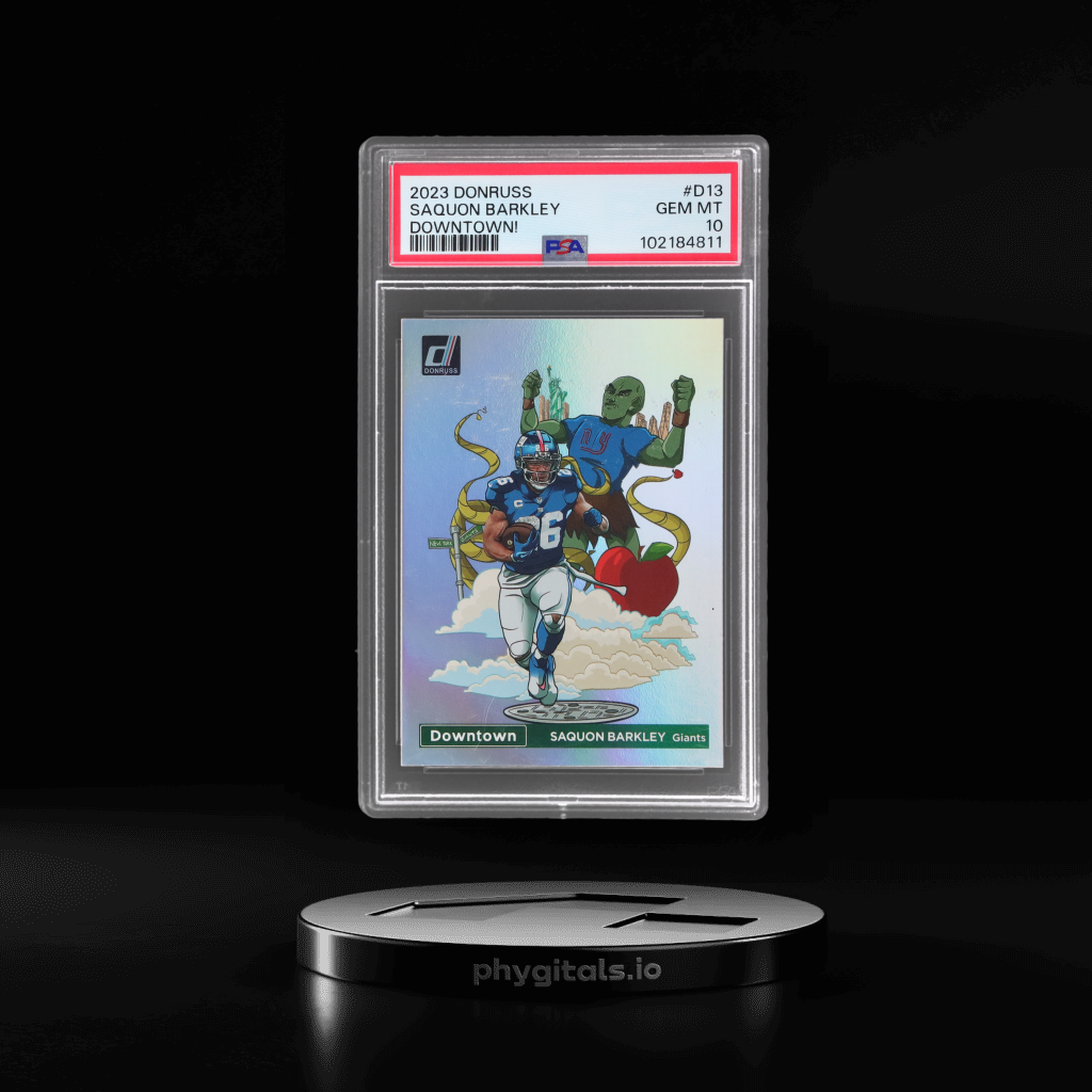 SAQUON BARKLEY card artwork