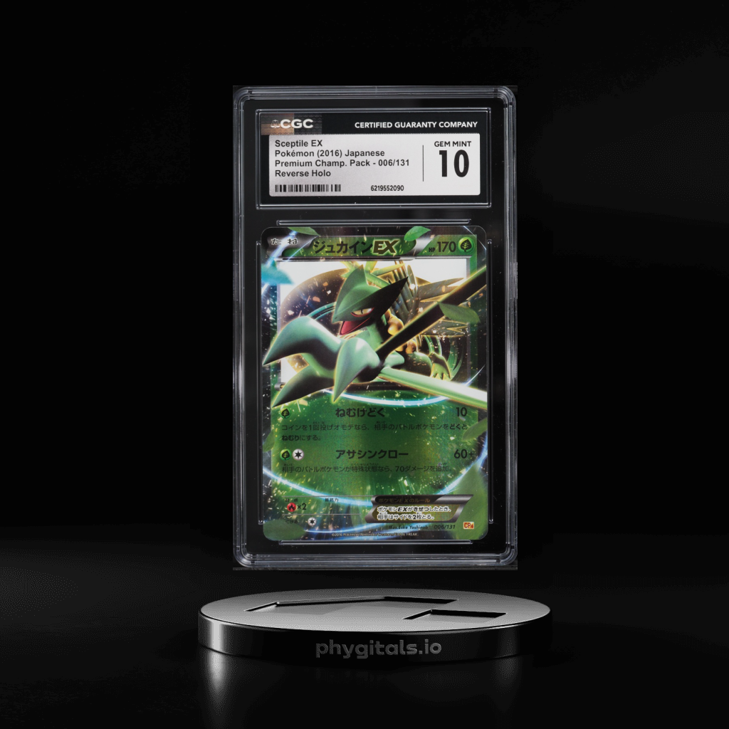 Premium Champion Pack Reverse Holo Sceptile Ex card artwork