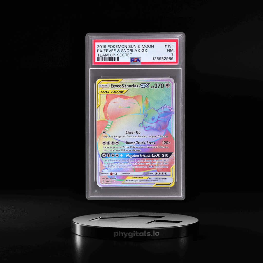 Full Art/Eevee & Snorlax GX card artwork