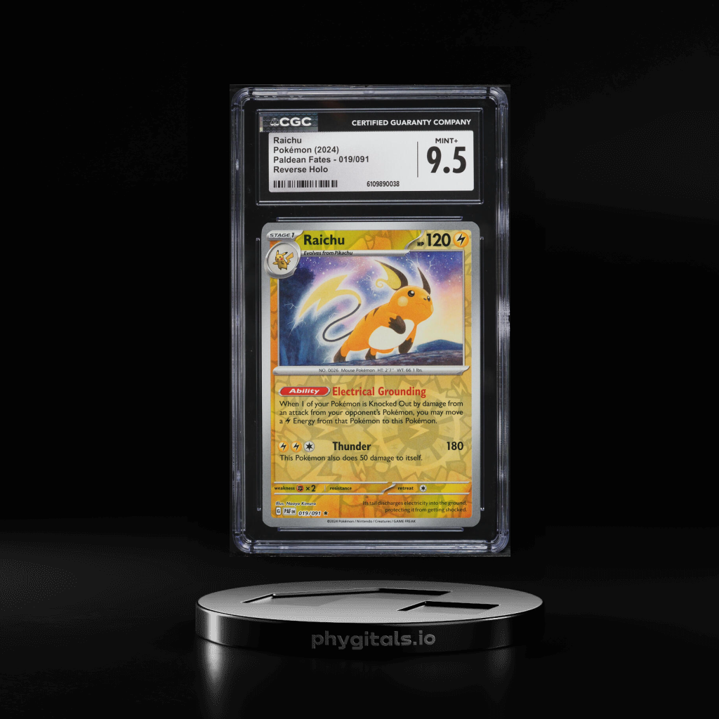 Raichu card artwork