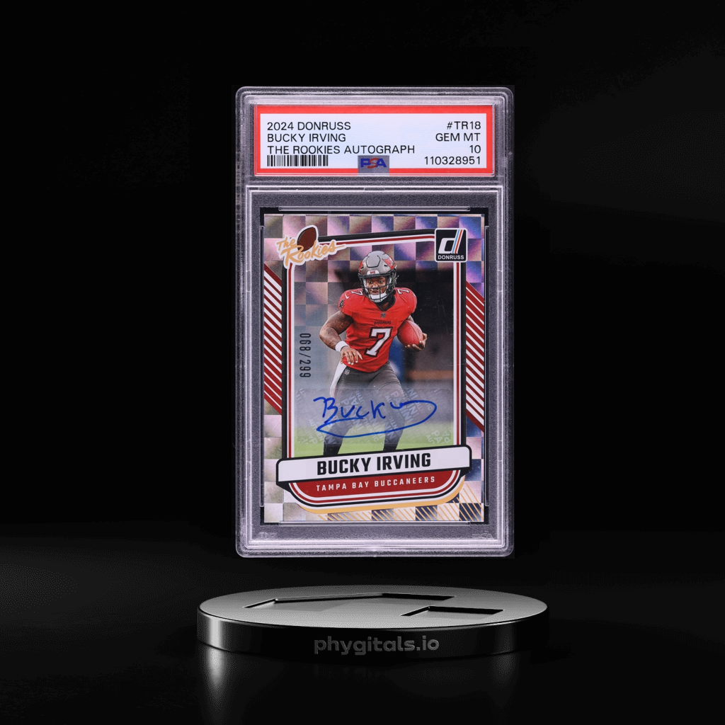BUCKY IRVING card artwork