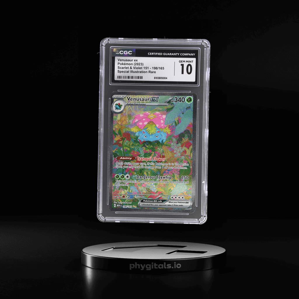 Venusaur ex card artwork