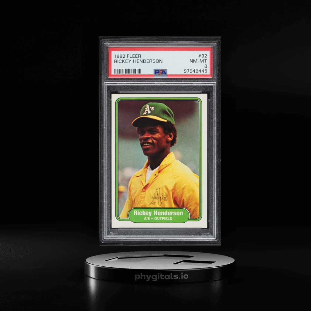 RICKEY HENDERSON card artwork
