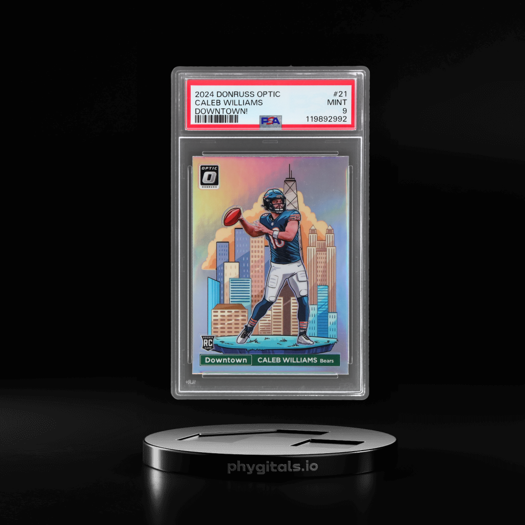 Downtown! Caleb Williams card artwork