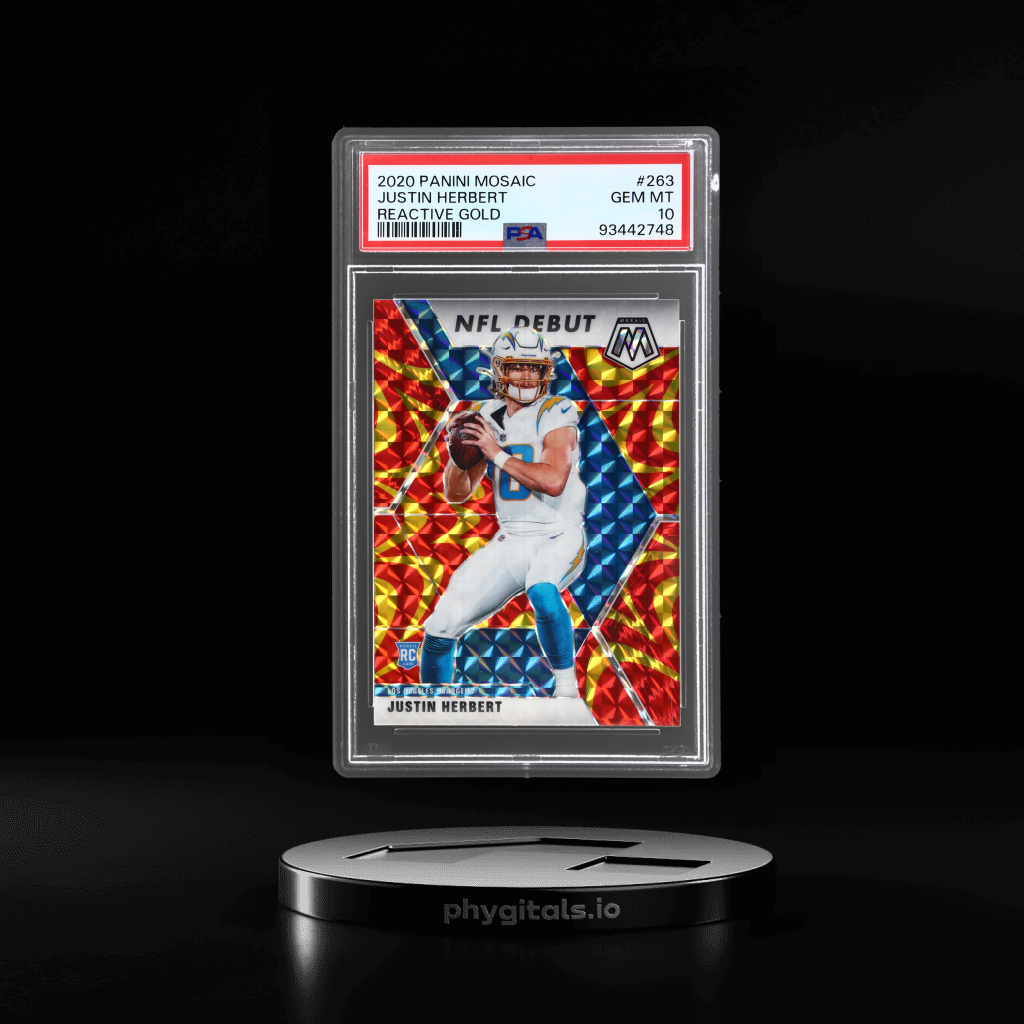 JUSTIN HERBERT card artwork