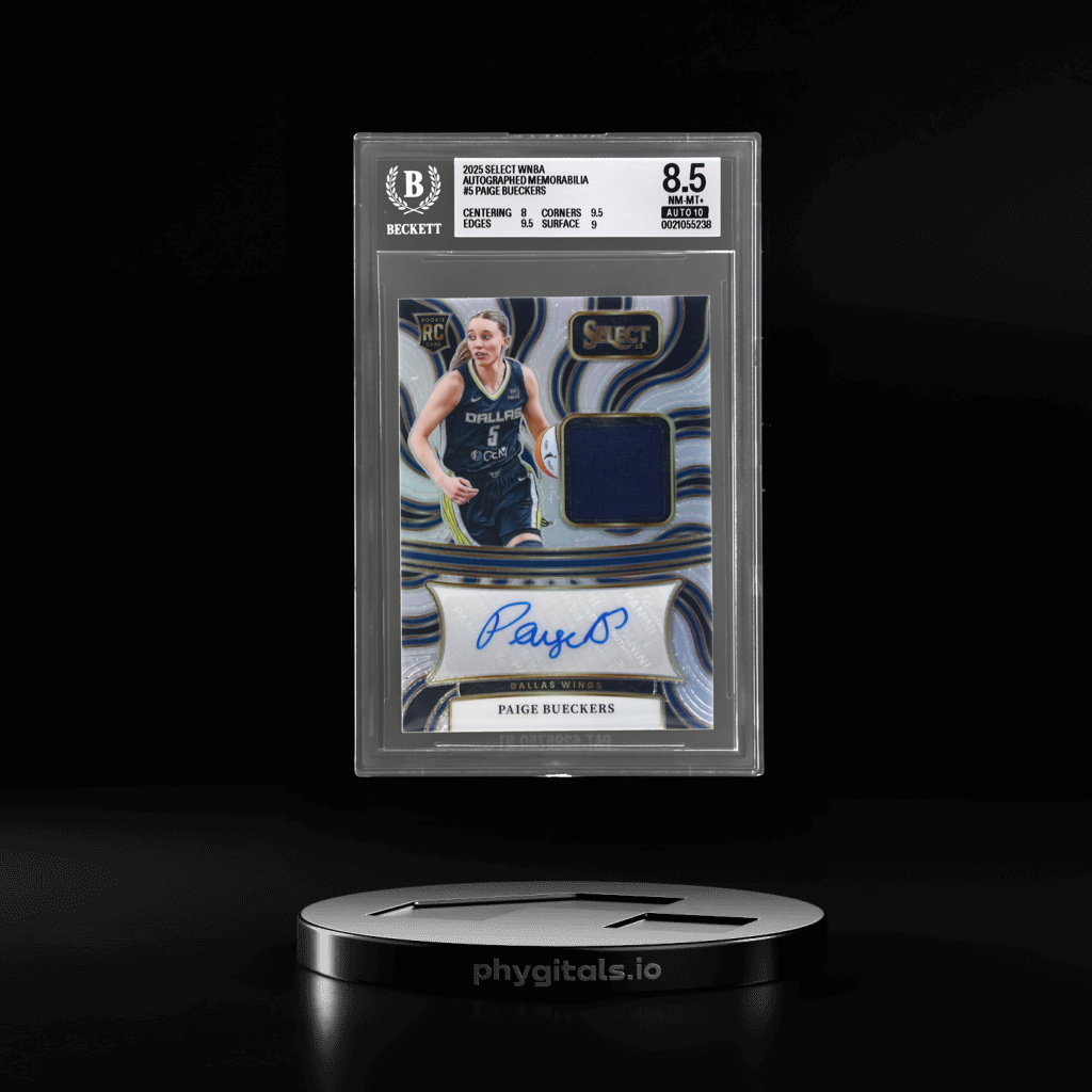 Autograph Memorabilia Paige Bueckers card artwork