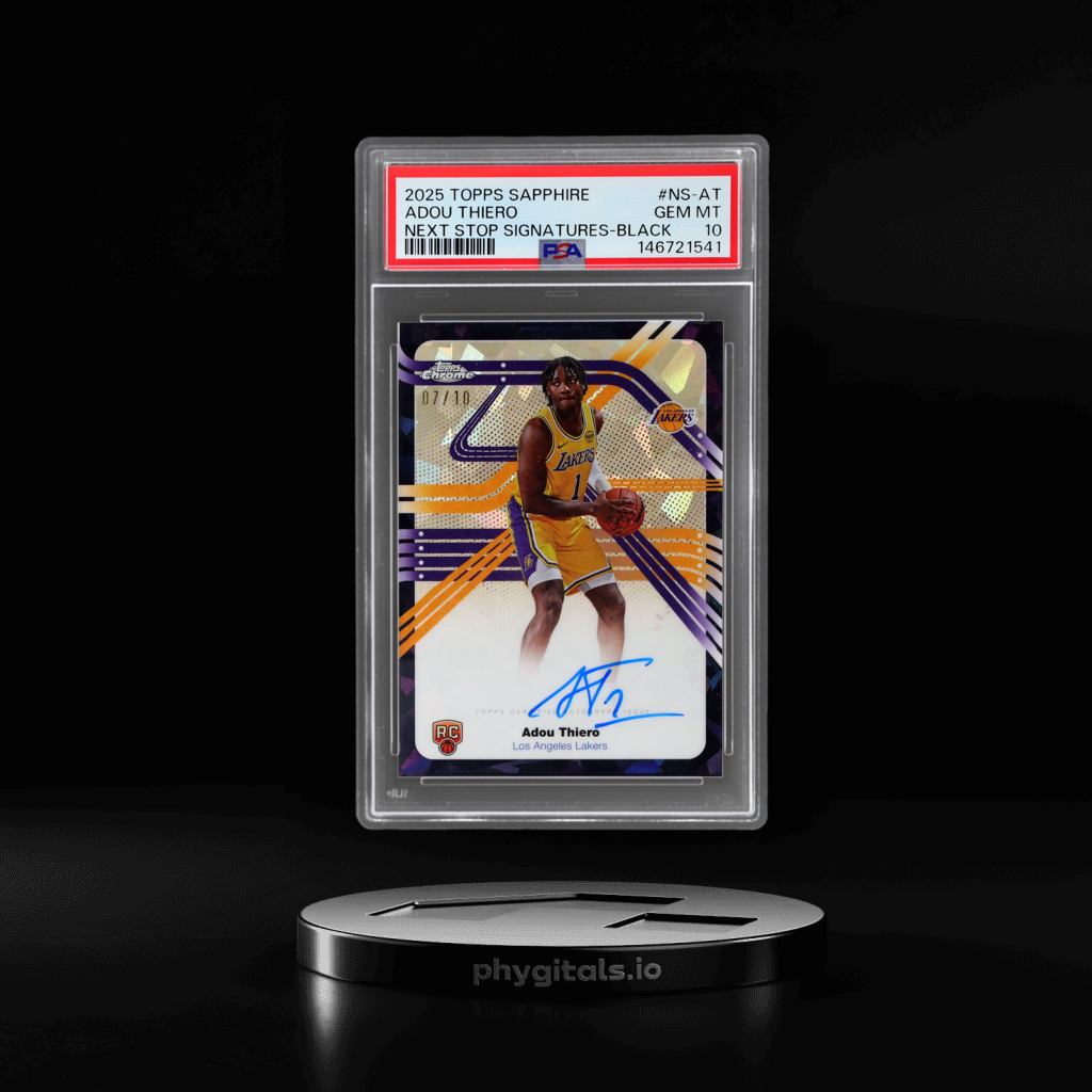 Sapphire Next Stop Signatures Black Sapphire Adou Thiero card artwork