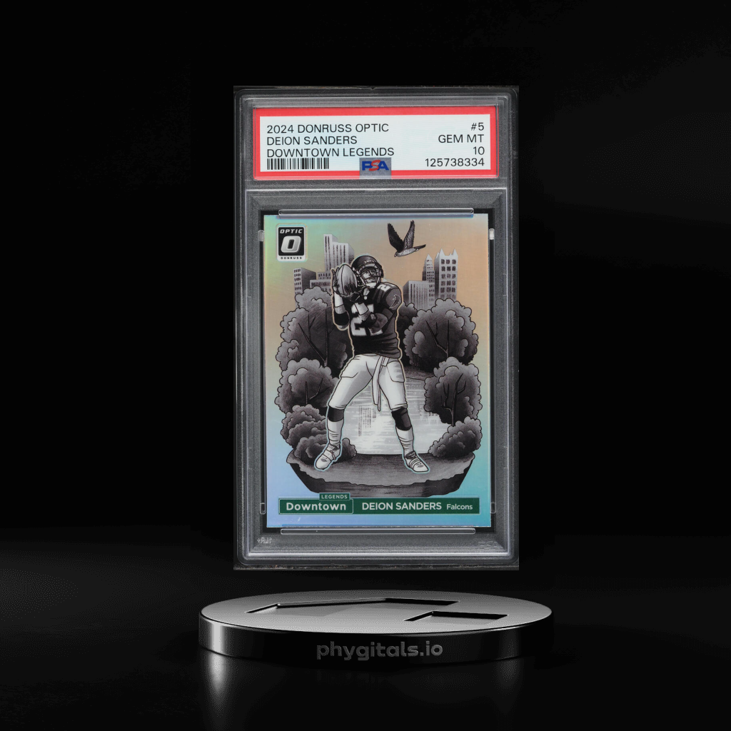 Downtown Legends Deion Sanders card artwork