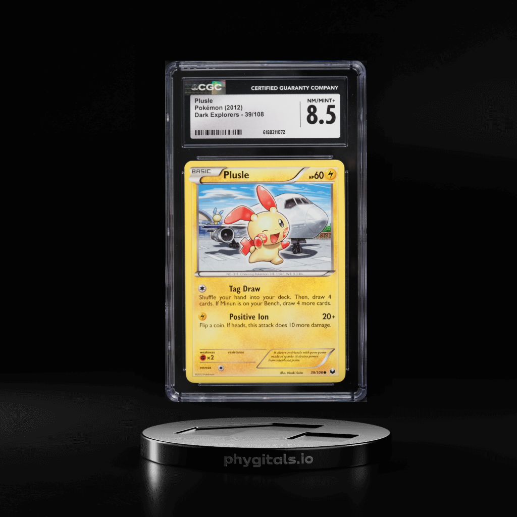 Plusle card artwork